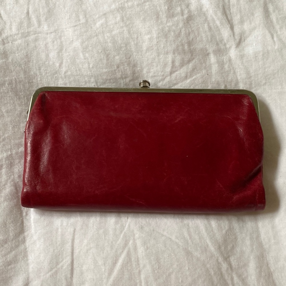 Red HOBO Lauren wallet